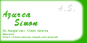 azurea simon business card